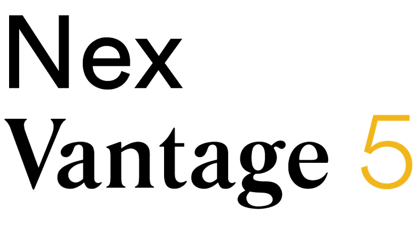 text logo for NexVantage 5
